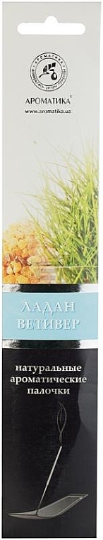 Incense Sticks "Frankincense & Vetiver" - Aromatika — photo N1