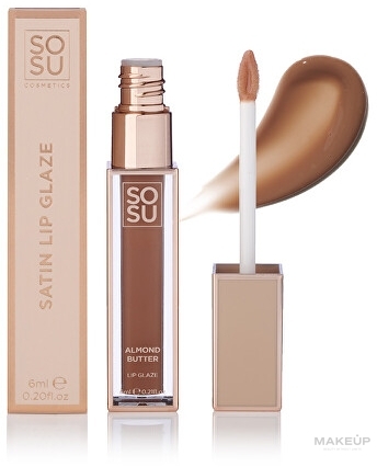 Lip Gloss - Sosu by SJ Shimmer Lip Glaze — photo Almond Butter