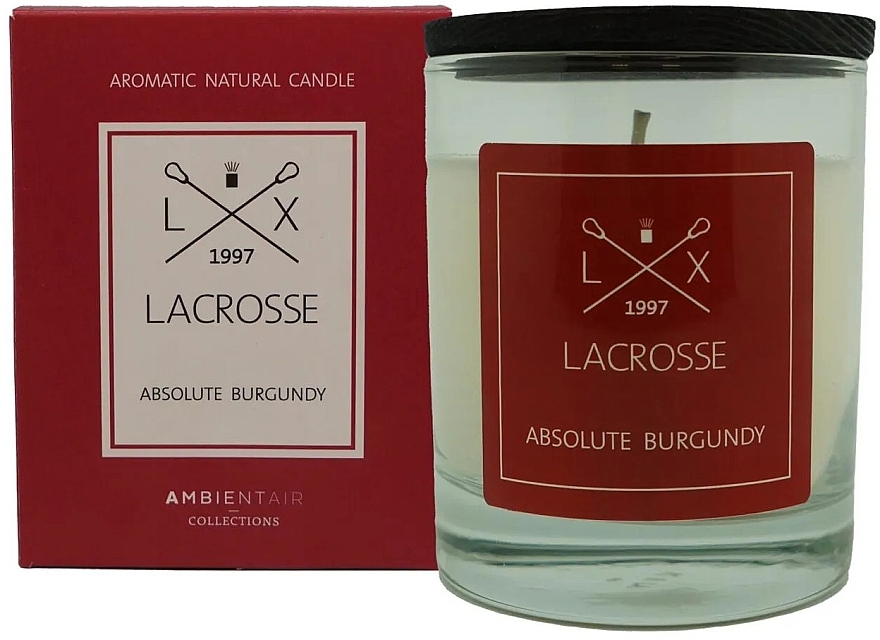 Scented Candle - Ambientair Lacrosse Absolute Burgundy — photo N1