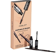 Fragrances, Perfumes, Cosmetics Set - Inglot Partners In Brows Brow Makeup Set (br/gel/4ml + br/penscil/0.09g)