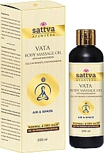 Fragrances, Perfumes, Cosmetics Vata Body Massage Oil - Sattva Ayurveda Vata Body Massage Oil