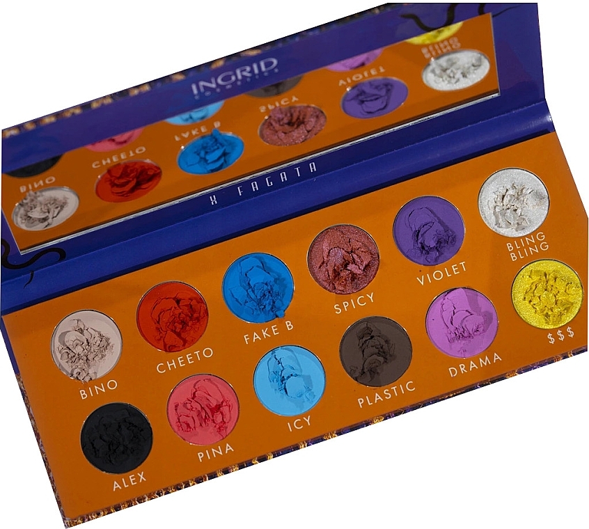 Eyeshadow Palette - Ingrid Cosmetics Eyeshadow Pallete Pina — photo N3