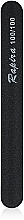 Nail File 100/100, black, PK7040 - Rapira — photo N1