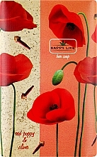 Fragrances, Perfumes, Cosmetics Soap Bar 'Red Poppy & Clove' - Happy Life