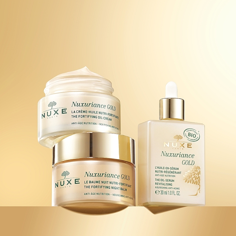 Nourishing Intensive Oily Cream for Dry Skin - Nuxe Nuxuriance Gold Nutri-Fortifying Oil-Cream — photo N4