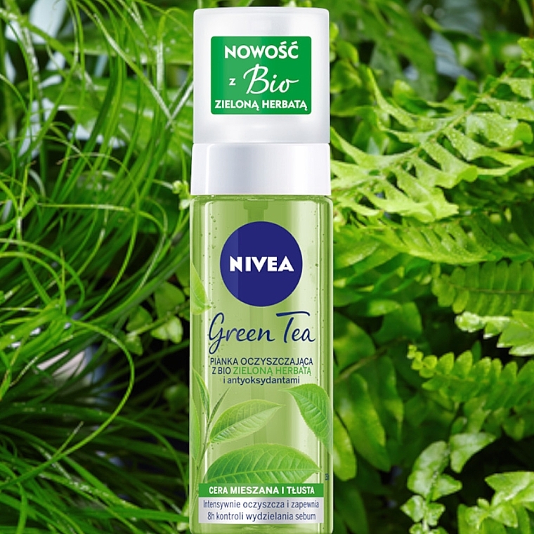 Cleansing Foam with Bio-green Tea and Antioxidants - Nivea Green Tea Cleansing Foam — photo N3