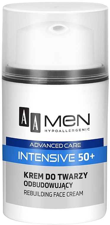 Rebuilding Face Cream - AA Men Advanced Care Intensive 50+ Face Cream Rebuilding — photo N2