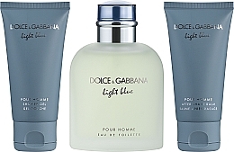 Dolce&Gabbana Light Blue Pour Homme - Set (edt/125ml + sh/gel/50ml + ash/balm/50ml) — photo N2