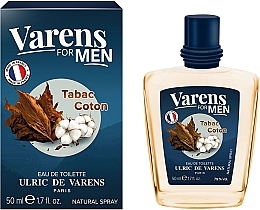 Ulric de Varens Varens For Men Tabac Coton - Eau de Toilette — photo N1