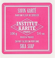 Soap - Institut Karite Fleur de Cerisier Shea Soap Cherry Blossom Perfume — photo N1