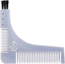 Fragrances, Perfumes, Cosmetics Beard Shaper Comb Contour Tracer, gray - Man'S Beard