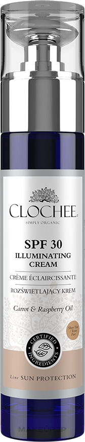 Brightening Face Cream - Clochee Illuminating Cream SPF30 — photo 50 ml