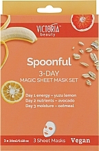 Fragrances, Perfumes, Cosmetics シート マスク セット - Workaholic's Spoonful 3-Day Magic Sheet Mask Set