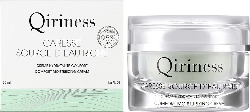 Enriched Moisturizing Face Cream - Qiriness Caresse Source d'Eau Riche Comfort Moisturizing Cream — photo N2