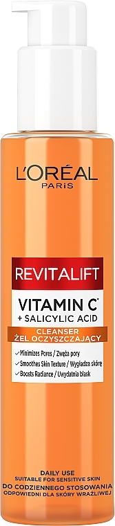 Face Cleansing Foam - L'Oreal Paris Revitalift Vitamin C Cleanser — photo N1