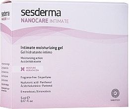 Fragrances, Perfumes, Cosmetics Intimate Hygiene Gel - SesDerma Laboratories Nanocare Intimate Moisturizing gel