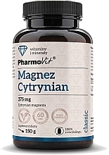 Fragrances, Perfumes, Cosmetics Dietary Supplement 'Magnesium Citrate' - PharmoVit Classic Magnesium Citrate 375mg