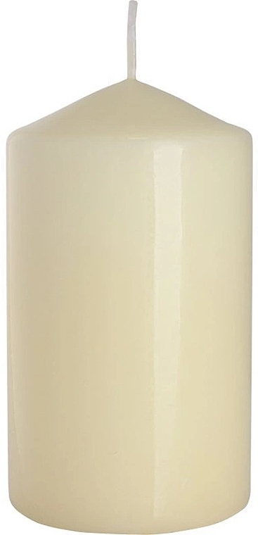 Cylindrical Candle 70x120 mm, ecru - Bispol — photo N1