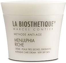 Fragrances, Perfumes, Cosmetics Lightweight Regenerating Cream for Extra-Dry Skin - La Biosthetique Methode Anti-Age Menulphia Creme Riche