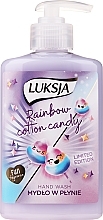 Fragrances, Perfumes, Cosmetics Rainbow Cotton Candy Liquid Cream Soap - Luksja Rainbow Cotton Candy Hand Wash (with pump)