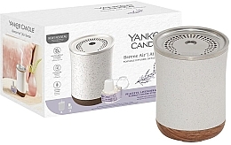 Fragrances, Perfumes, Cosmetics Peaceful Lavender & Sea Salt Set - Yankee Candle Serene Air (diffuser/1pcs + refill/17ml)