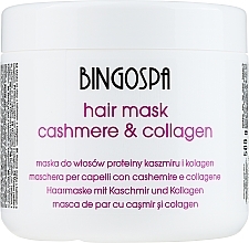 Fragrances, Perfumes, Cosmetics Cashmere Protein & Collagen Hair Mask - BingoSpa Hair Mask Cashmere Proteins And Collagen