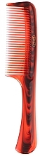 Hair Comb PE-25, 23 cm, with rounded handle - Disna — photo N3