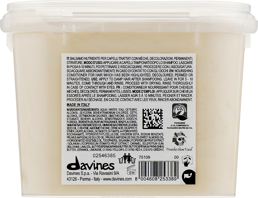 Nourishing Thickening Conditioner for Brittle & Damaged Hair - Davines Nourishing Nounou Conditioner  — photo N6