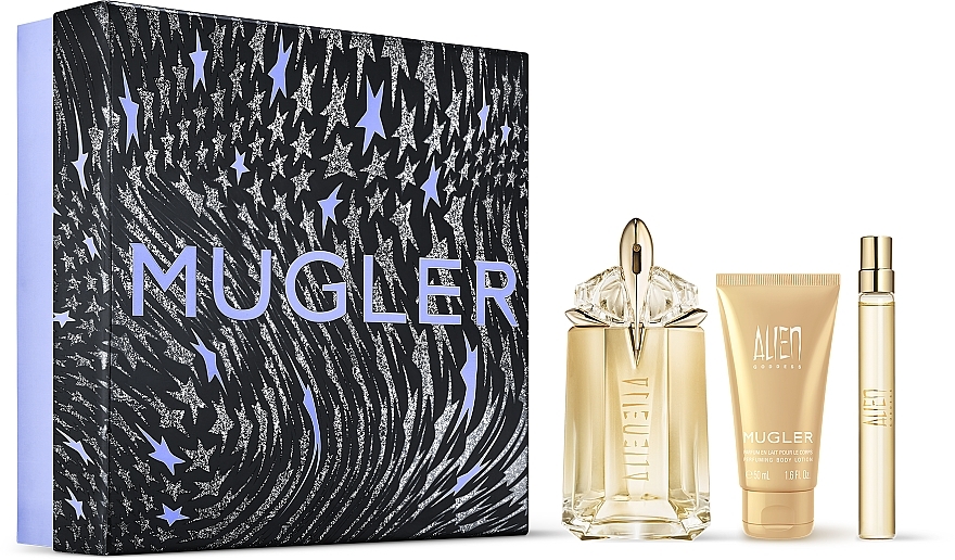 Personal Care Set - Mugler Alien Goddess (edp/60ml + edp/mini/10ml + b/lot/50ml) — photo N1