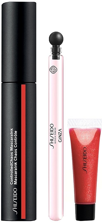 Shiseido Ginza - Set (mascara/11,5ml + edp/mini/4ml + lipgloss/mini/2ml) — photo N2