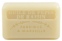 Fragrances, Perfumes, Cosmetics Marseille Soap with Grape Seed Oil - Foufour Savonnette Marseillaise Huile de Pepin de Raisin