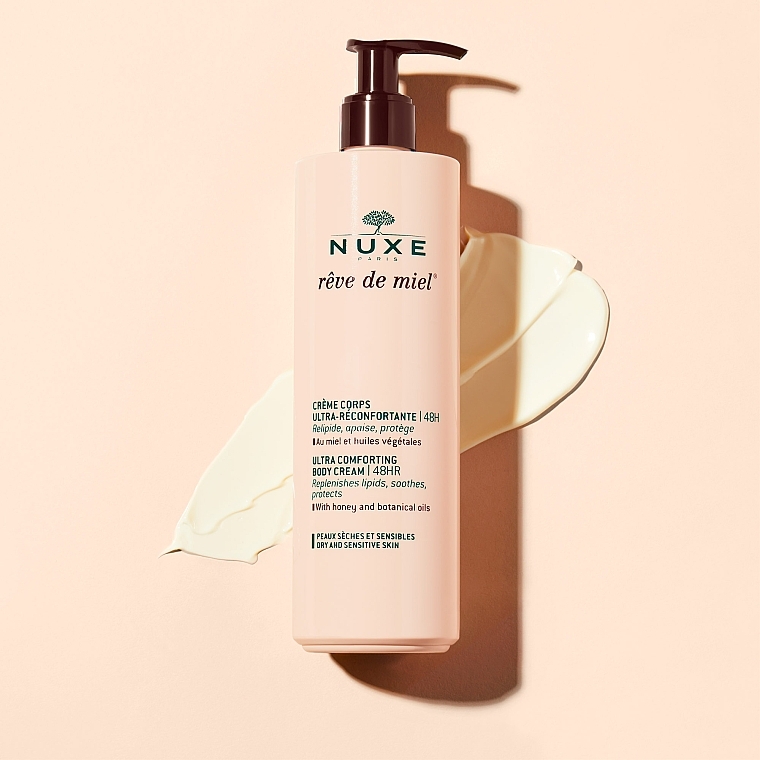 Body Cream - Nuxe Reve de Miel Ultra Comforting Body Cream (with pump) — photo N3