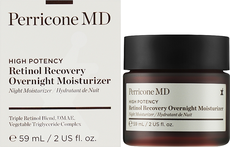 Ultra-Nourishing Face Moisturizer - Perricone MD High Potency Retinol Recovery Overnight Moisturizer — photo N11
