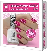 Fragrances, Perfumes, Cosmetics Moyra Nail Stamping Kit - Stamping Nail Set № 4