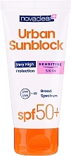 Sun Protective Cream for Sensitive Face Skin - Novaclear Urban Sunblock Protective Cream Sensitive Skin SPF50 — photo N2