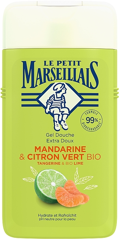 Shower Gel "Mandarin & Lime" - Le Petit Marseillais — photo N1