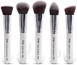 Fragrances, Perfumes, Cosmetics Brush Set - Nanshy Face Brush Set White (Brush/5pcs)