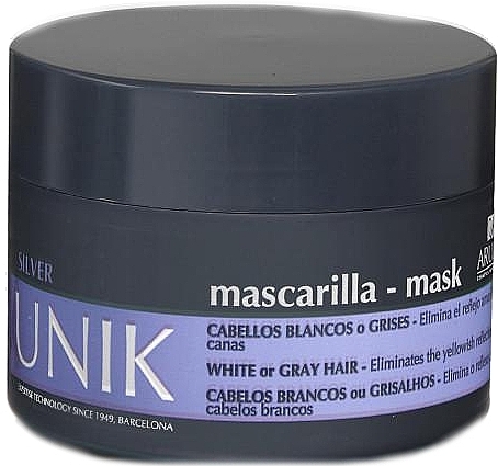 Mask for Blonde & Gray Hair - Arual Unik Silver Mask — photo N1