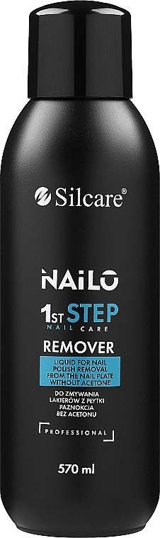 Acetone-Free Nail Polish Remover - Silcare Nailo 1st Step Remover — photo N1