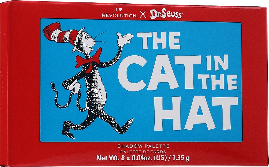 Eyeshadow Palette - I Heart Revolution Dr. Seuss Cat in The Hat — photo N2