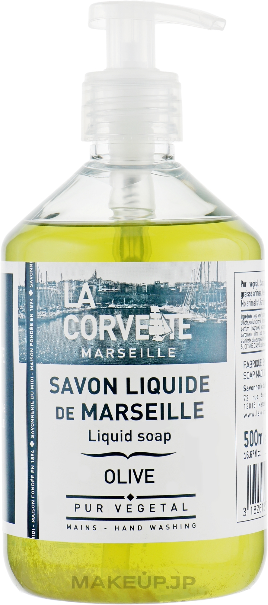 Liquid Soap "Olive" - La Corvette Liquid Soap — photo 500 ml