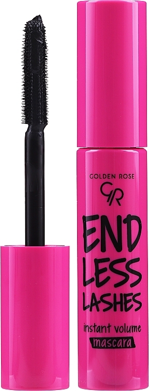 Mascara, in blister - Golden Rose End Less Lashes Instant Volume Mascara — photo N2