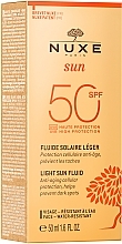 Sun Care Fluid - Nuxe Sun Light Fluid High Protection SPF50 — photo N5