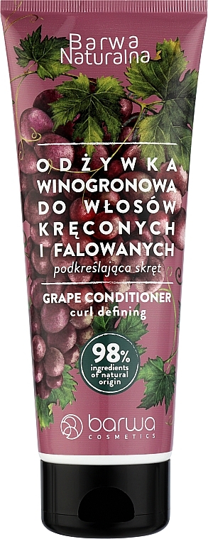 Grapes Conditioner for Curly & Wavy Hair - Barwa Natural Grape Conditioner — photo N1