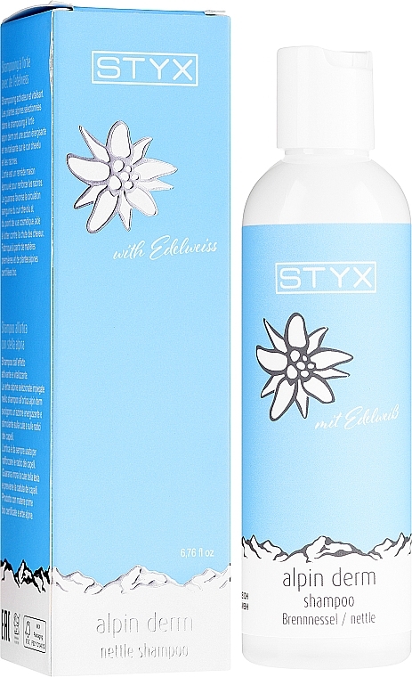 Nettle & Guarana Hair Shampoo "Goat Milk" - Styx Naturcosmetic Alpin Derm Brennessel Shampoo — photo N2