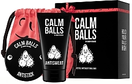 Set - Angry Beards Calm Balls (deo/135g + cr/150ml + bag/1pc) — photo N1