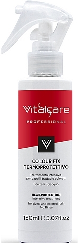 Thermoprotective Hair Spray - Vitalcare Professional Colour Fix Thermal Protector — photo N1