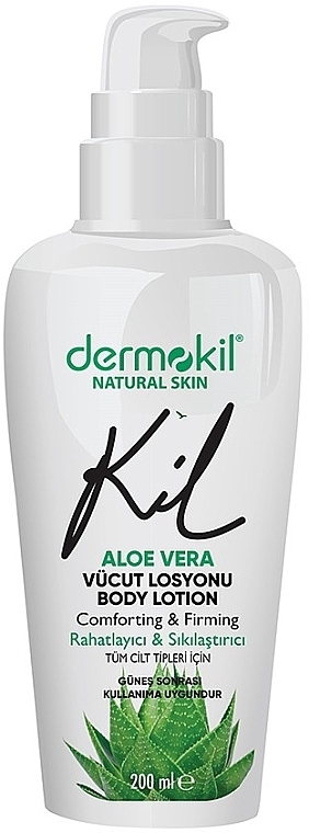 Relaxing & Strengthening Body Lotion with Aloe Vera - Dermokil Aloe Vera Body Lotion — photo N1