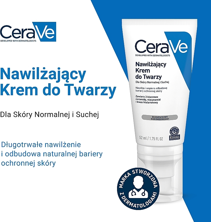 Moisturizing Lotion for Normal & Dry Skin - CeraVe Facial Moisturizing Lotion — photo N4