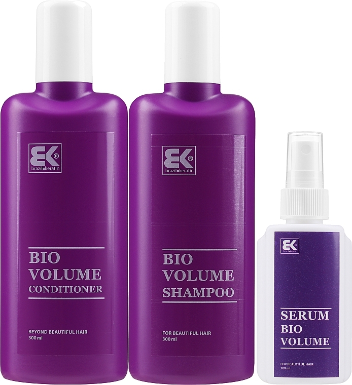 Set - Brazil Keratin Bio Volume (shm/300ml + cond/300ml + serum/100ml) — photo N2